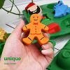 JDICTION 3 Pack Christmas Silicone Molds (Large Size) - Xmas Tree/Santa/Snowman Shapes for Mini Cakes, Soap, Chocolate, Jello, Candy, Candles - 3 of 4