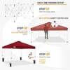 EAGLE PEAK 10x10 Pop Up Canopy Instant Tent w/ 4 Weight Bags - 2 of 4