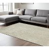 Gray and Beige Abstract Non Skid Area Rug - 2 of 4