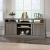 Cannery Bridge TV Stand for TVs up to 65" Mystic Oak - Sauder: Adjustable Shelves, Media Console with Cord Management - 2 of 4