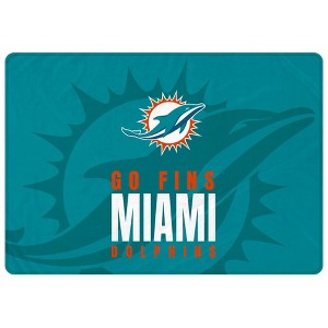 NFL Miami Dolphins Fanmily Blanket - 1 of 2