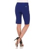 Rekucci Women’s Comfort Stretch Pull‑On Bermuda Shorts with Functional Pockets - 3 of 4
