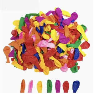 MaseiKar 3pcs  Mixed Color Balloons, Outdoor Water Games, Must-have for Swimming Pools And Beaches,One Color - 1 of 4