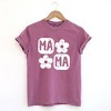Simply Sage Market Women's Mama Square Flower Grunge Short Sleeve Garment Dyed Tee - 2 of 4