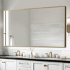 59"x35" Rectangle Gold Aluminum Alloy Framed Full-Length Mirror,Full Body Vanity Mirror for Bathroom, Bedroom Entryway, Living/Dressing Room - 2 of 4