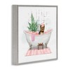 Stupell Industries Chic Yorkie Dog in Bubble Bath, 12" x 12" - 3 of 4