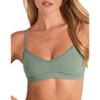 Adore Me Women's Pointelle Wireless Triangle Bralette - 2 of 4
