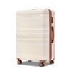 3-Piece Lightweight ABS Luggage Set with TSA Lock, Expandable Design & -Resistant Finish – 20", 24", 28" Travel Suitcases - 2 of 4