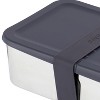 BergHOFF Essentials 3Pc 18/10 Stainless Steel Lunch Box 8.25