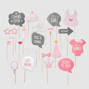 Hooray Baby Pink Photo Props - 1 of 3