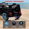 Licensed Mercedes Benz G63 Kids Car, 12V Kids Ride on Car w/Remote Control, Wheels Suspension, Safety Lock, Soft Start, Music, Electric Car for Kids - 4 of 4