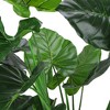 Northlight Potted Wide Taro Leaf Artificial Greenery Floor Plant - 47" - 3 of 4