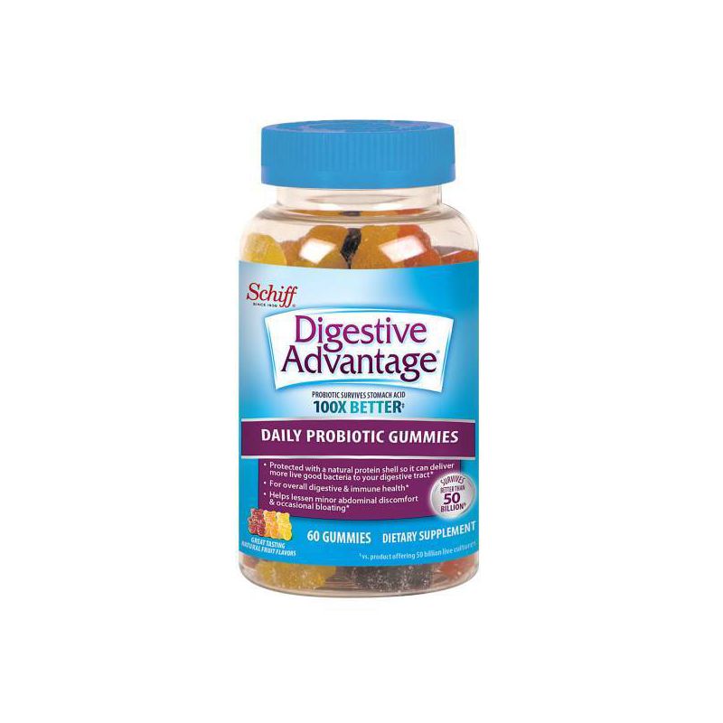 Digestive Advantage Probiotic Gummies - Fruit Flavors, 1 of 7
