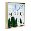 Stupell Industries Ski Lift Mountain Landscape, 25" x 25" - 3 of 4