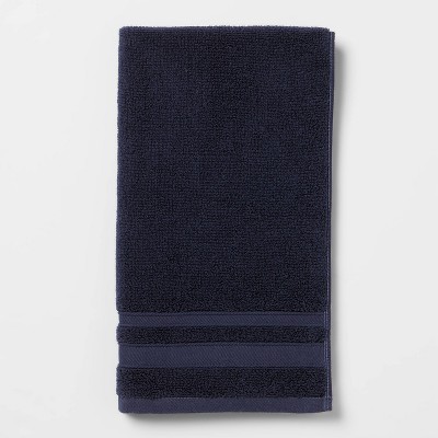 Performance Hand Towel Navy Blue - Threshold™