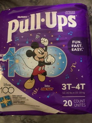 Huggies Mickey Pull-Ups Jumbo Pack, Size 3T-4T (20 Count)