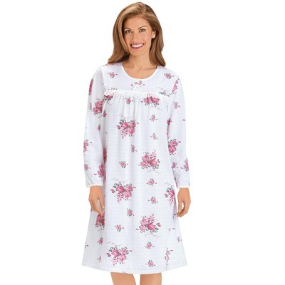Collections Etc Ribbon & Lace Trim Floral Gown