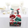 Big Dot of Happiness Christmas Pajamas - Petite Holiday Plaid PJ Party Paper Table Runner - 12 x 60 inches - 2 of 4