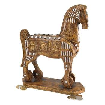 Design Toscano The Legendary Trojan Horse Sculpture