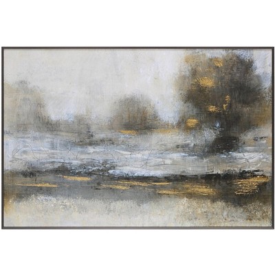 Uttermost Gilt Landscape 48 1/4"W Printed Framed Wall Art