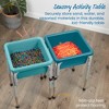 ECR4Kids 2-Station Sand and Water Adjustable Play Table - 4 of 4
