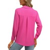 Nlife Womens Rhinestone Fringe Shirt Top Western Cowgirl Cowboy Rodeo Sparkly Tassel Long Sleeve Button Down Shirts Nashville Country Concert Outfit - 4 of 4