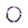 Lavender Haze Rondelle Gemstone Beaded Bracelet - ETHICGOODS - 2 of 4