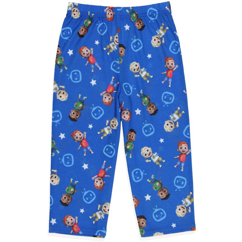 CoComelon Toddler Boys' Play Time Short Sleeve Pajama Shirt Pants 2PC Set, 4 of 5