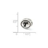 Black Bow Jewelry Sterling Silver & Enamel Tulane University Collegiate Bead Charm - 3 of 4