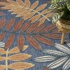 Nourison Aloha Floral Leaf Flatweave Indoor/Outdoor Area Rug - 4 of 4