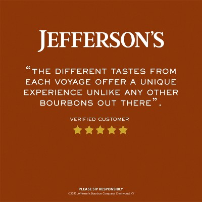 Jefferson's Ocean Aged at Sea Bourbon Whiskey - 750ml Bottle