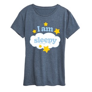 Women's - Instant Message - I Am Sleepy Short Sleeve Graphic T-Shirt - 1 of 4