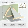 Mewoofun Pet Toy Cat Window Perch and Hammock Seat with Strong Suction Cups, Holds up to 30 lbs, Grey, 24"*15"*15" - 3 of 4