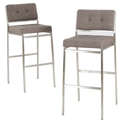 Set Of 2 Bidwell Modern Wood Barstool - Christopher Knight Home : Target