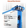 VEVOR Manual Pipe Bender, Pipe Tube Bender with 14 Bending Dies, 200° Heavy-Duty Tube Bending Tool for Copper Aluminum Iron Pipes - 3 of 4