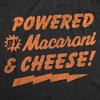 Toddler Funny T Shirts Powered By Macaroni And Cheese Sarcastic Food Graphic Novelty Tee For Young Kids - Crazy Dog Toddler T Shirt Black 4T - 2 of 4