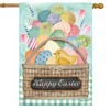 Briarwood Lane House Flag 40x28 For Outdoor Colorful Easter Basket For Easter House Flag - 2 of 4