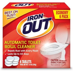 Iron Out Automatic Toilet Bowl Cleaner 6 Tablets - 1 of 4