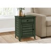 FONTOI Side Table with Storage Drawer&Cabinet, Bedside Table with Clapboard, Nightstand for Living Room, Bedroom, Green, 13.75"*25.25"*20" - 4 of 4