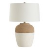 Uttermost Bellaby Table Lamp-Striking Two-Tone Ceramic with Brass Details - 3 of 4
