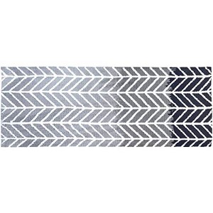 Simple Spaces Straight and Arrows Gray Indoor Rug – Modern, Durable & Soft Area Rug – Easy-Care Accent for Stylish Interior Spaces - 1 of 2