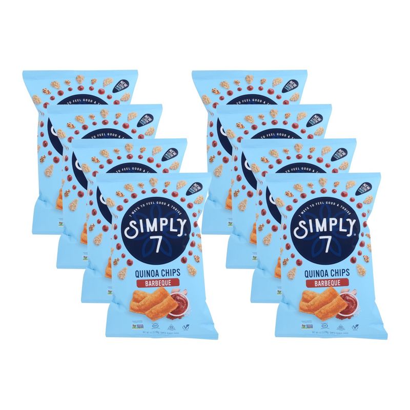 Simply 7 Barbeque Quinoa Chips - Case of 8/3.5 oz, 1 of 7