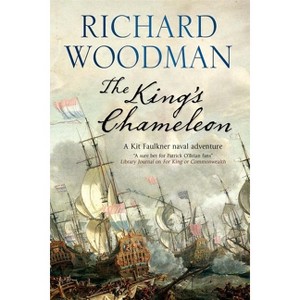 The King's Chameleon - (Kit Faulkner Naval Adventure) Large Print by  Richard Woodman (Hardcover) - 1 of 1