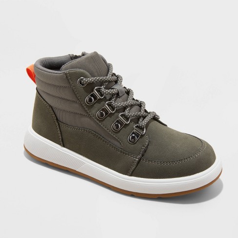 Kids Damien Sneakers Boots Cat Jack Charcoal Gray 5 Target