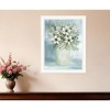 HomeRoots White Blooms White Framed Print Wall Art - 2 of 4