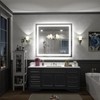 Apmir Super Bright Front & Back LED Lighted Anti-Fog Tempered Glass Bathroom/Vanity Mirror with ETL & 3-Year Warranty - 2 of 4