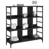 VidaXL Sideboard Black 40.2"x12.6"x40.7" Engineered Wood - 3 of 4