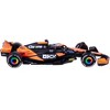 McLaren MCL38 #81 Oscar Piastri "OKX" F1 "Miami GP" (2024) with Figure and Case "Race" 1/43 Diecast Model Car by Bburago - 2 of 4
