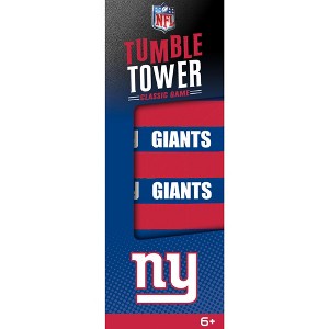 MasterPieces Real Wood Block Tumble Towers - NFL New York Giants - 1 of 4