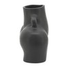 Sagebrook Home 6" Half Body Vase - Contemporary Abstract Black Ceramic Body Shaped Flower Vase - Unique Decorative Table Accent For Home or Office - 3 of 4